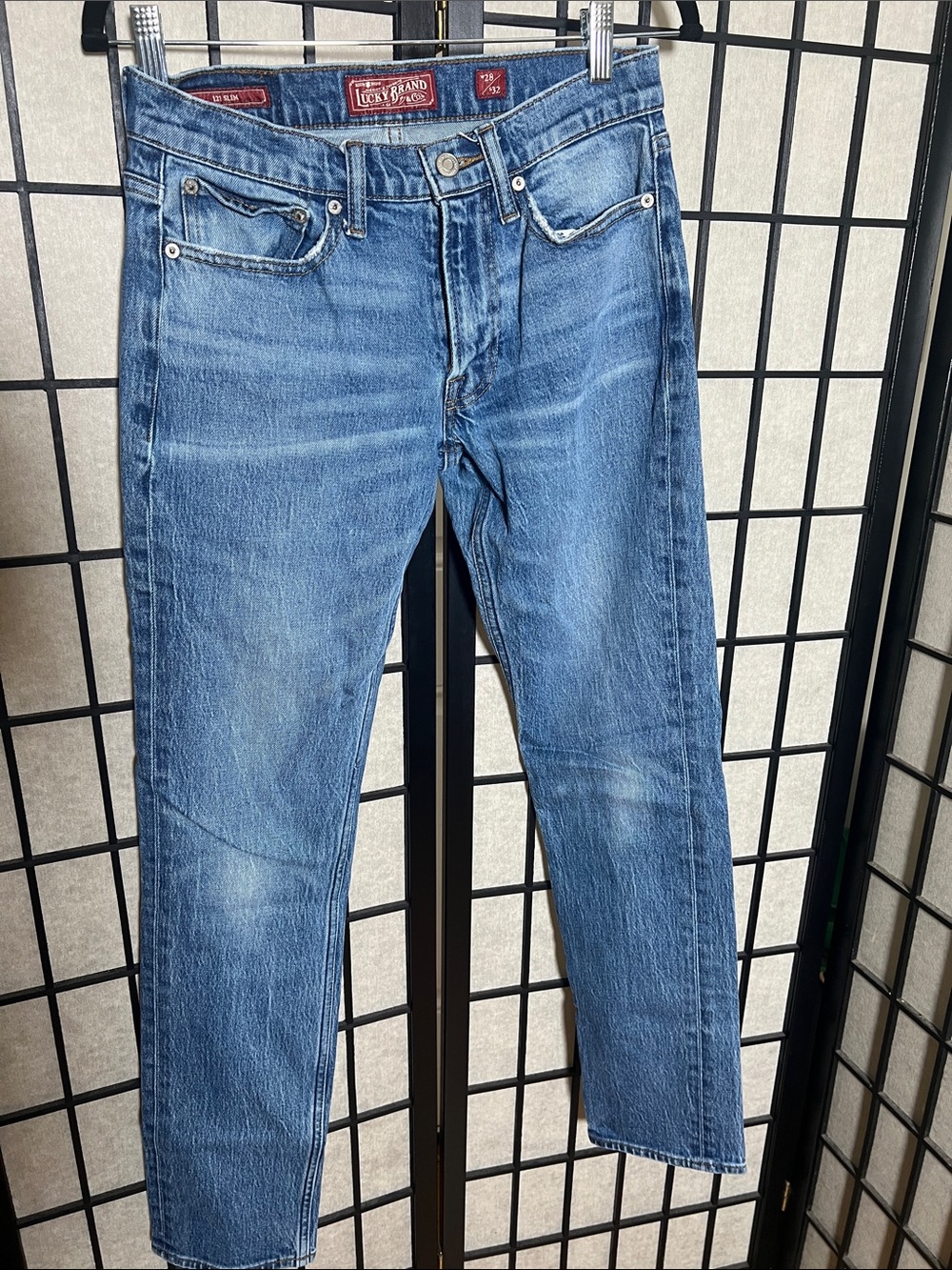Lucky Brand Men's Blue Straight-Leg Jeans